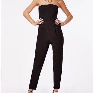 Black Jumpsuit, strapless